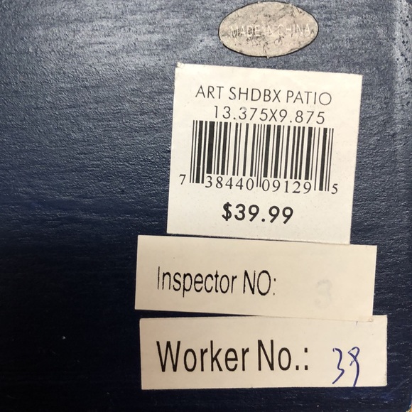 🏝️ Ocean View “Art Shadow Box Patio” Wall or Table Decorative Scenery - Picture 10 of 13